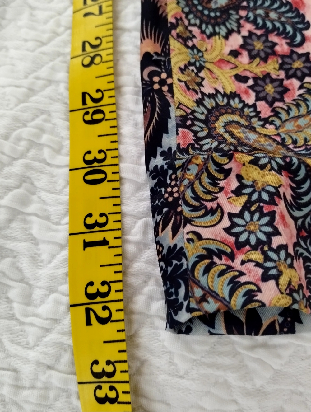 Sandro Flowing Baroque Printed Trousers Sz 34/XS - Picture 12 of 12